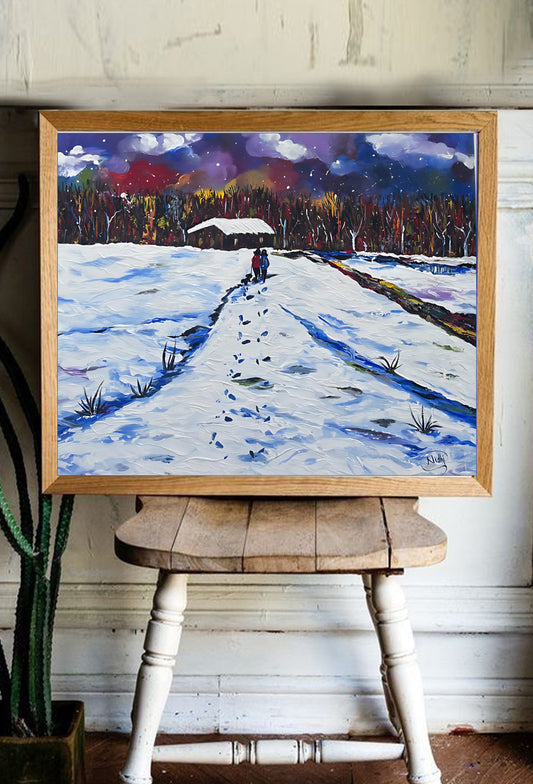 Snowbound Path